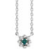 14k-white-natural-alexandrite-beaded-youth-16"-necklace