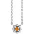 sterling-silver-natural-citrine-beaded-youth-16"-necklace