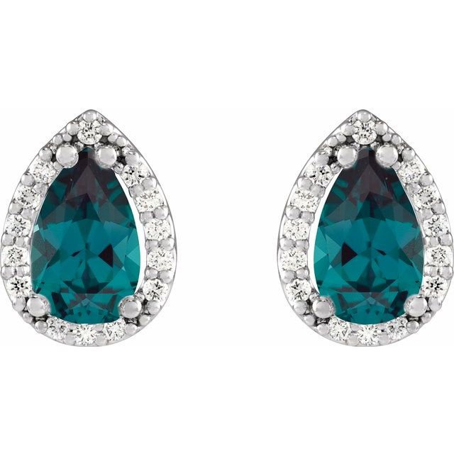 sterling-silver-lab-grown-alexandrite-&-.05-ctw-natural-diamond-halo-style-earrings