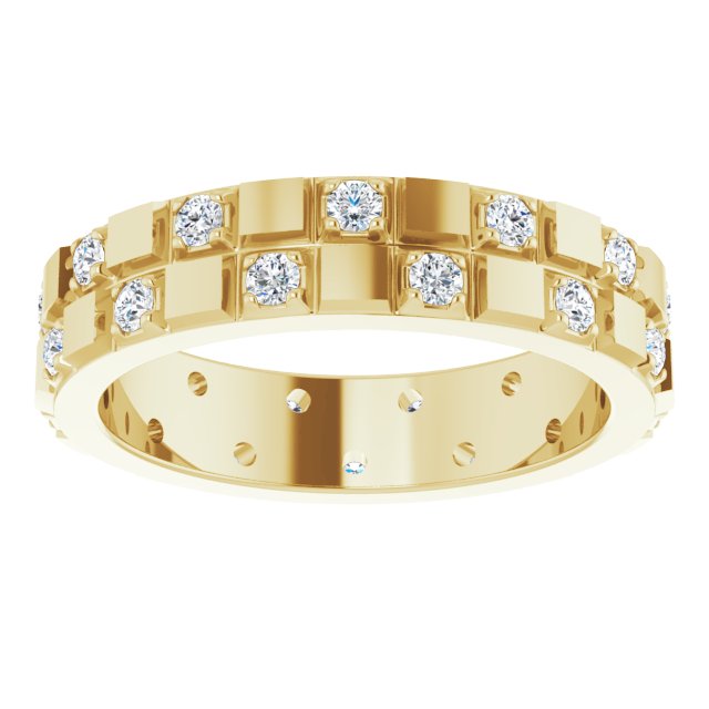 14k-yellow-1/3-ctw-natural-diamond-band