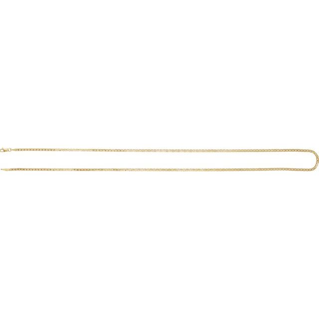 14k-yellow--curbed-anchor-7"-chain