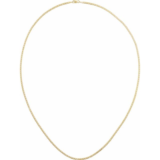 14k-yellow--curbed-anchor-7"-chain