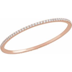 1 ct Diamond Accented Bangle Bracelet