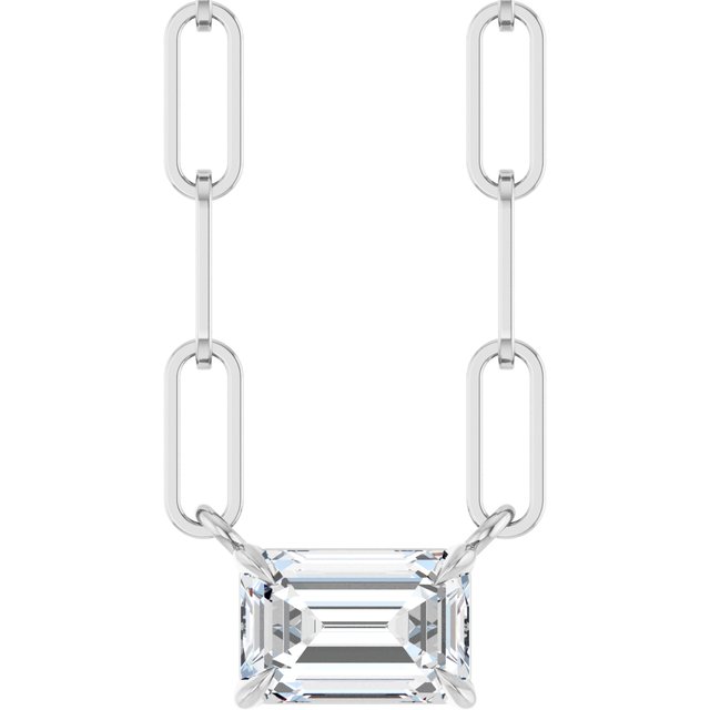 14k-white--natural-white-sapphire-solitaire-16"-necklace