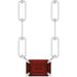 14k-white--natural-mozambique-garnet-solitaire-18"-necklace