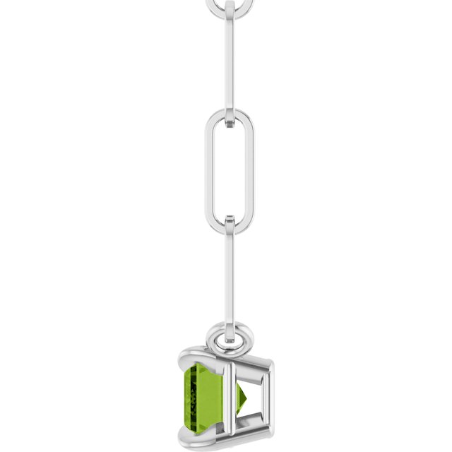 sterling-silver--natural-peridot-solitaire-18"-necklace