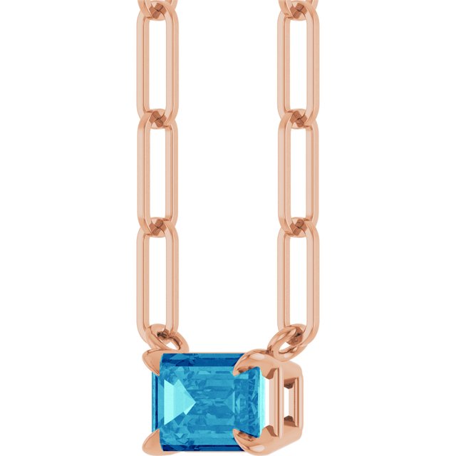 14k-rose--natural-blue-zircon-solitaire-18"-necklace