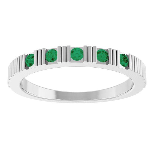 sterling-silver-natural-emerald-stackable-ring