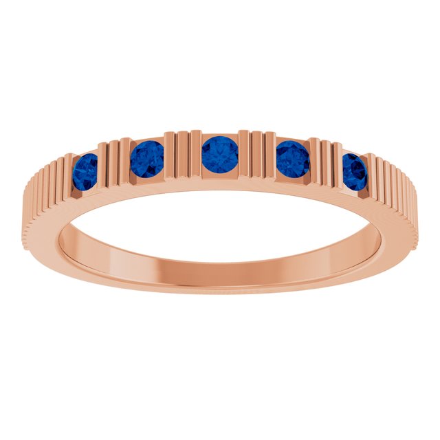 14k-rose-lab-grown-blue-sapphire-stackable-ring