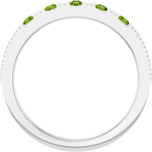 14k-white-natural-peridot-stackable-ring