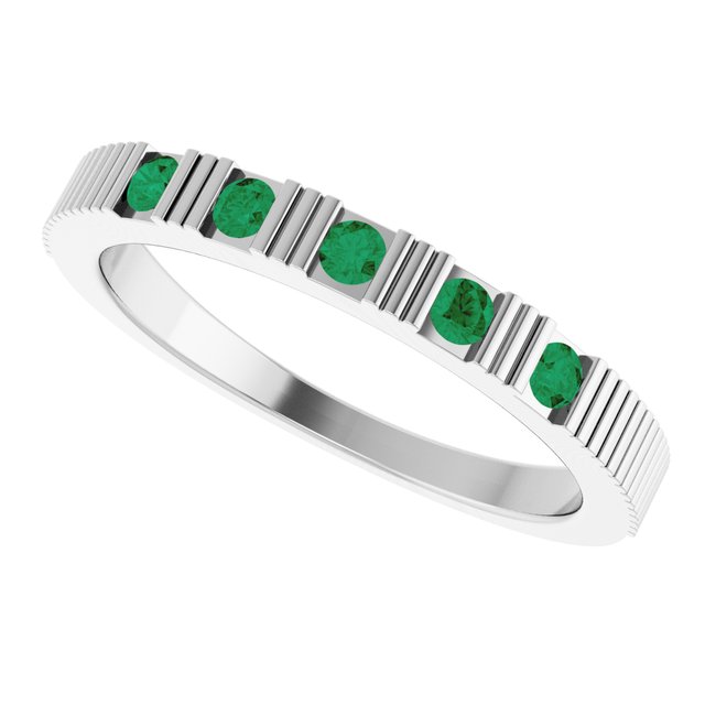 sterling-silver-natural-emerald-stackable-ring