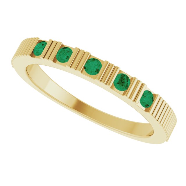 14k-yellow-lab-grown-emerald-stackable-ring