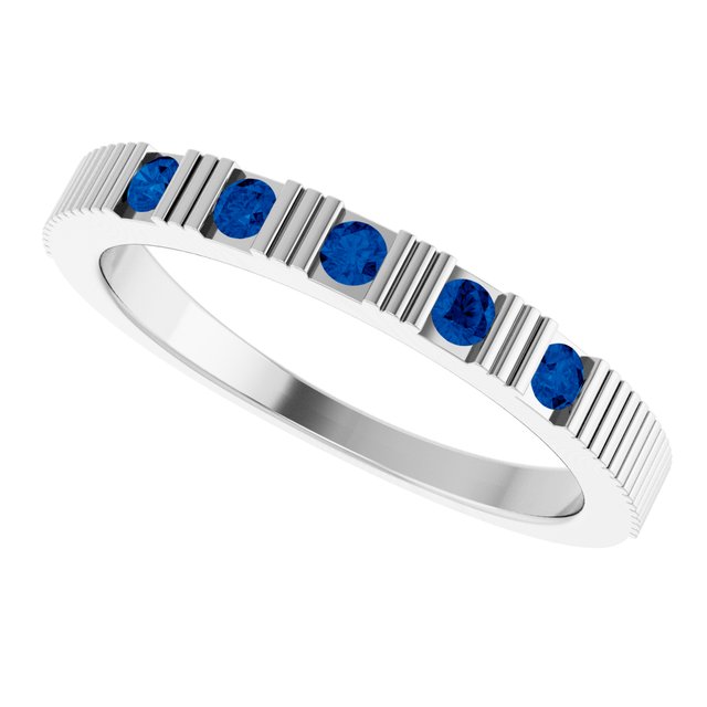 14k-white-natural-blue-sapphire-stackable-ring
