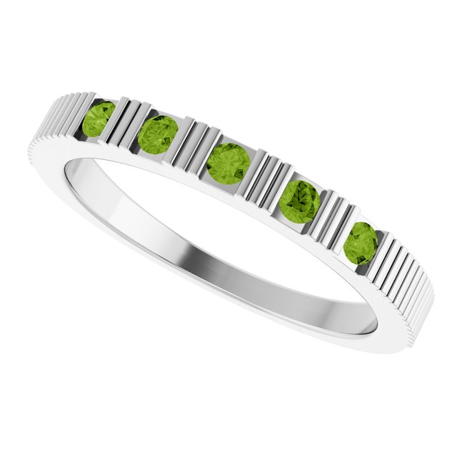 14k-white-natural-peridot-stackable-ring