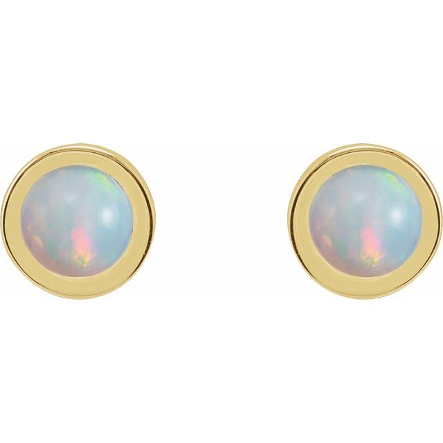 14k-yellow-cabochon-natural-white-opal-bezel-set-solitaire-earrings