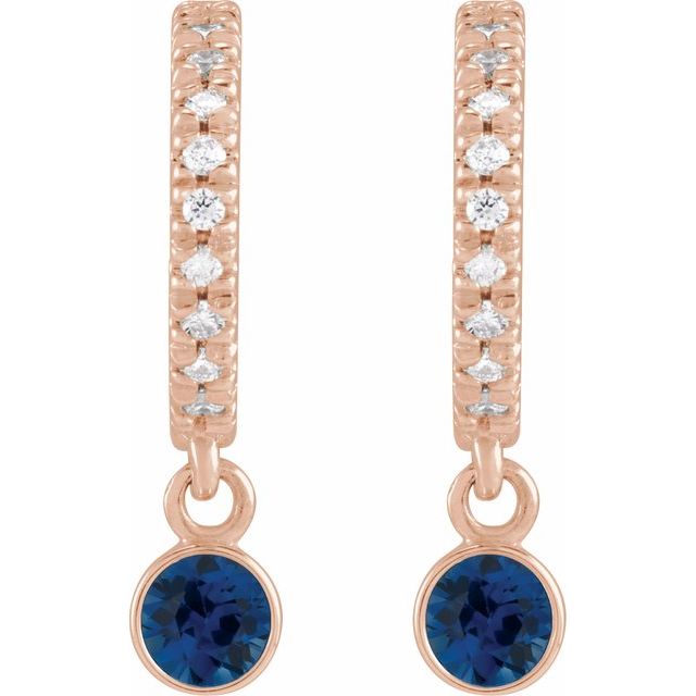 14k-rose-natural-blue-sapphire-&-.08-ctw-natural-diamond-french-set--hoop-earrings