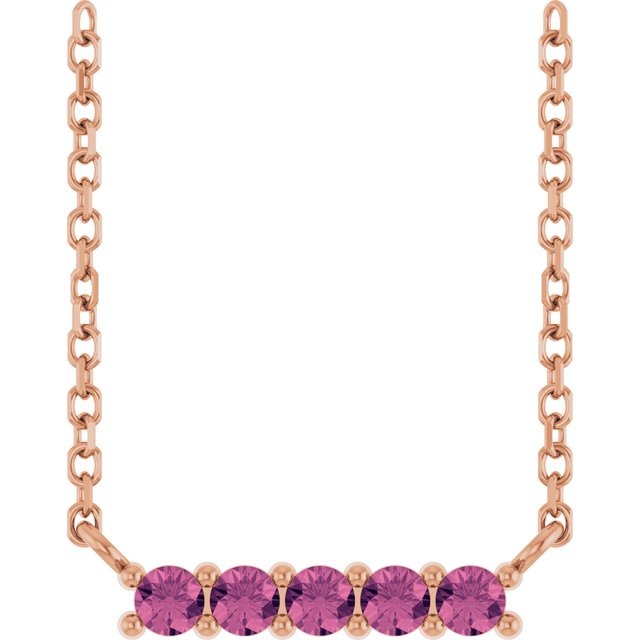 14k-rose-natural-pink-tourmaline-bar-16"-necklace