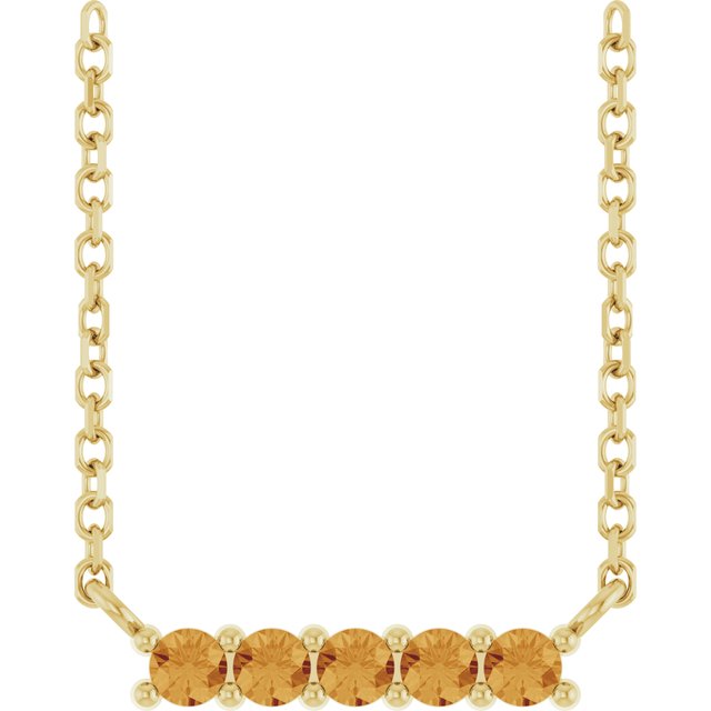 14k-yellow-natural-citrine-bar-16"-necklace