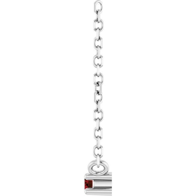 sterling-silver-natural-mozambique-garnet-bar-16"-necklace