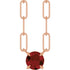 14k-rose-natural-mozambique-garnet-16"-necklace