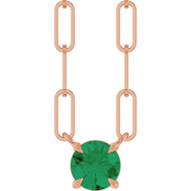 14k-rose-gold-lab-grown-emerald-16-in