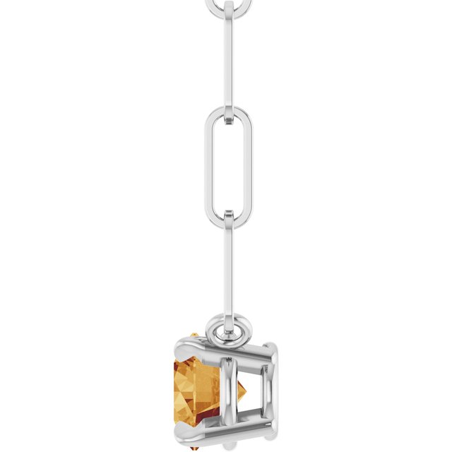 14k-white-natural-citrine-16"-necklace