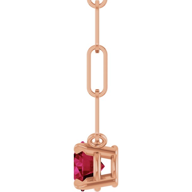 14k-rose-gold-lab-grown-ruby-16"-necklace