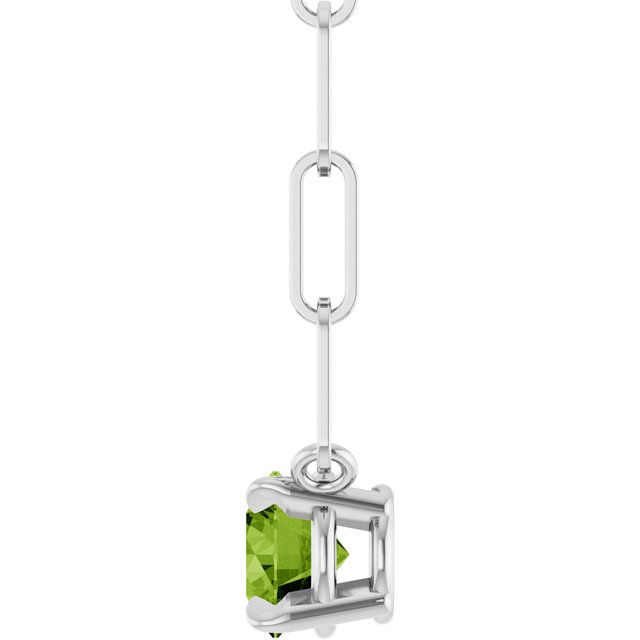 14k-white-natural-peridot-16"-necklace