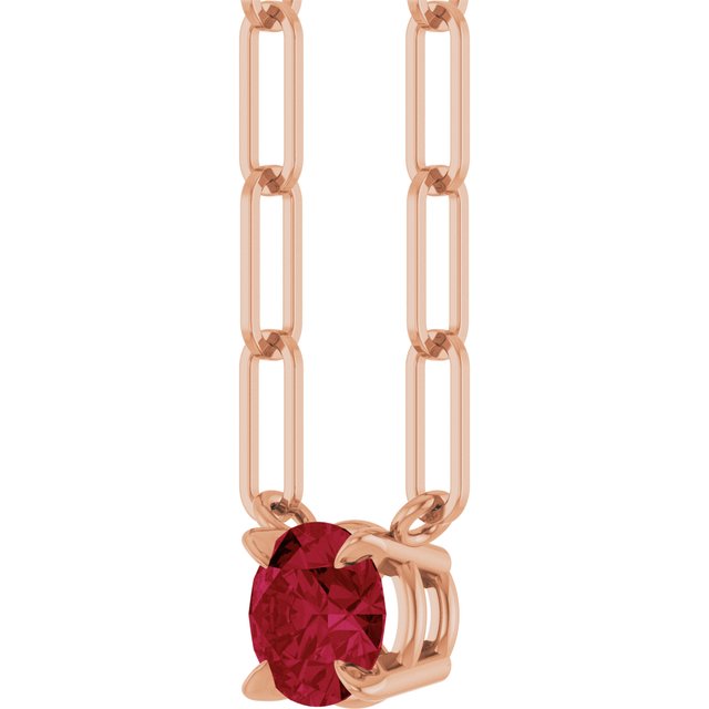 14k-rose-gold-lab-grown-ruby-16"-necklace