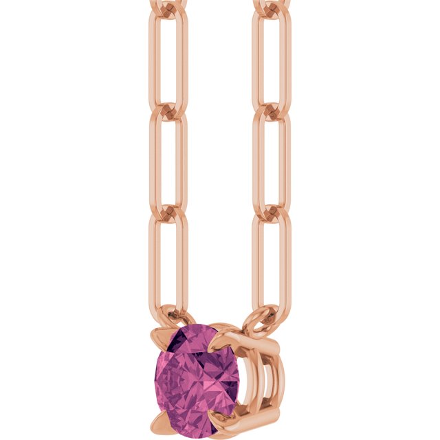 14k-rose-natural-pink-tourmaline-16"-necklace