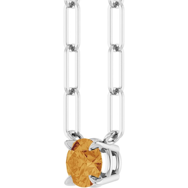 14k-white-natural-citrine-16"-necklace