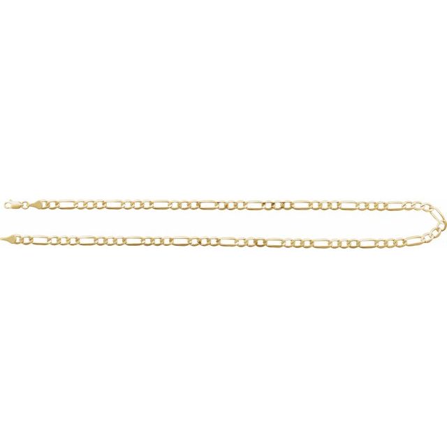 14k-yellow--figaro-18"-chain
