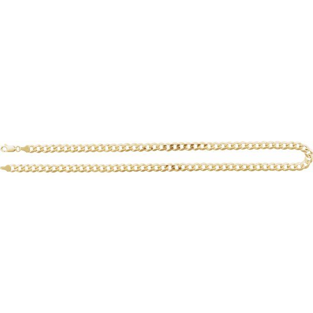 14k-yellow--curb-18"-chain