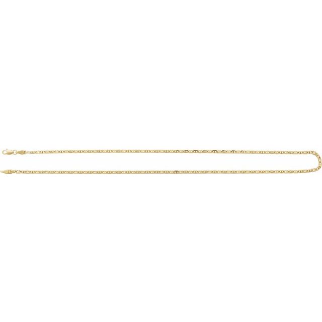 14k-yellow--diamond-cut-anchor-16"-chain