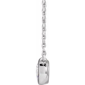 1 ct Lab-Grown Diamond Adjustable Necklace