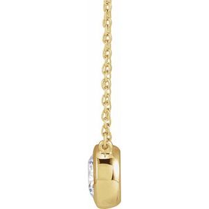 1 ct Lab-Grown Diamond Adjustable Necklace