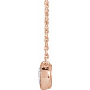 1 ct Lab-Grown Diamond Adjustable Necklace