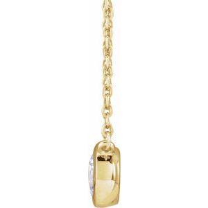 1 ct Lab-Grown Diamond Adjustable Necklace
