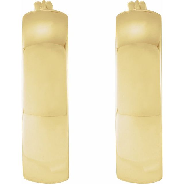 14k-yellow--tube-hoop-earrings