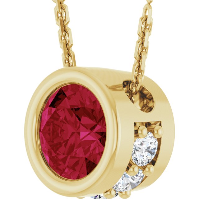 14k-yellow-lab-grown-ruby-&-.07-ctw-natural-diamond-18"-necklace