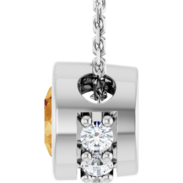 14k-white-natural-citrine-&-.07-ctw-natural-diamond-18"-necklace