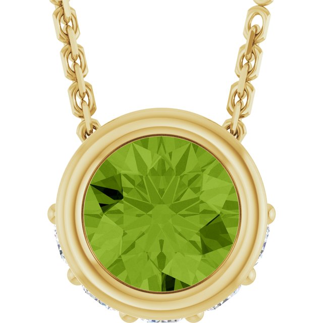 14k-yellow-natural-peridot-&-.07-ctw-natural-diamond-18"-necklace