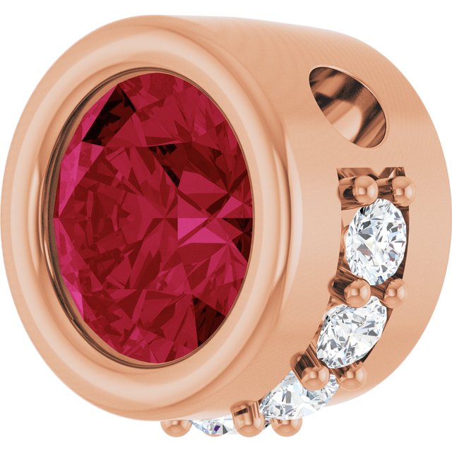 14k-rose-lab-grown-ruby-&-1/10-ctw-natural-diamond-pendant
