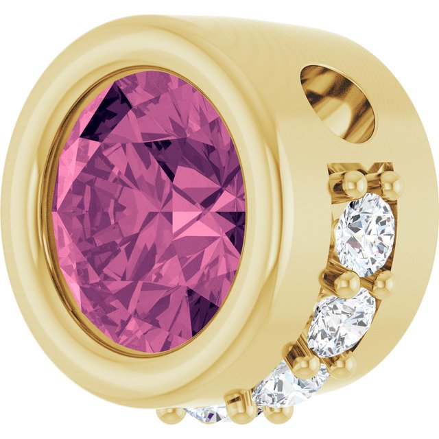 14k-yellow-natural-pink-tourmaline-&-1/10-ctw-natural-diamond-pendant