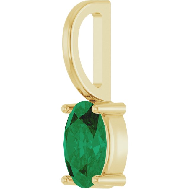 14k-yellow--natural-emerald-charm/pendant
