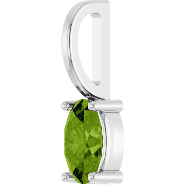 14k-white--natural-peridot-charm/pendant