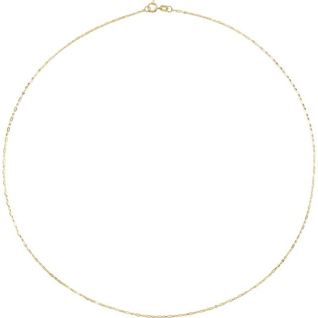 14k-yellow--figaro-16"-chain