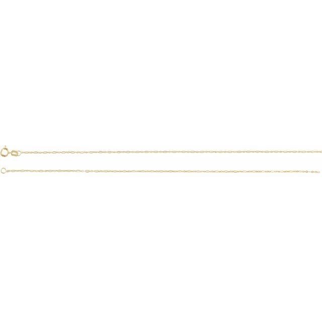 14k-yellow--figaro-16"-chain