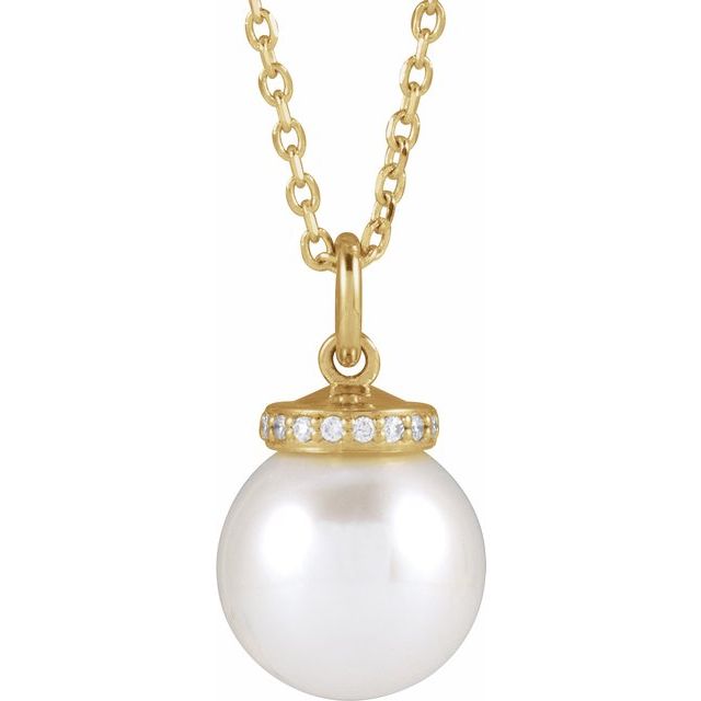 14k-white-cultured-white-akoya-pearl-&-.04-ctw-natural-diamond-16-18"-necklace