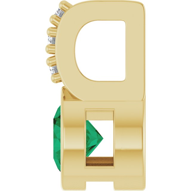 14k-yellow-lab-grown-emerald-&-.04-ctw-natural-diamond-pendant